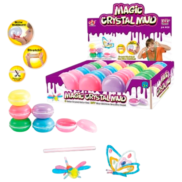 Set de creație Optmarket Magic Crystal Mud  3+ / Multicolor Multicolor photo 1