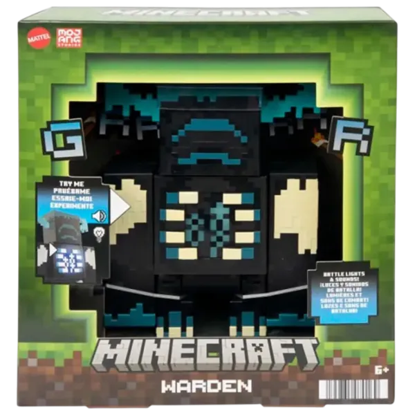 Фигурка Mattel Minecraft Warden  6+ / Черный photo 6