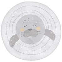 Covoraş pentru joc Kikka Boo Seally Me (31108030057) 0+/ Rotund/ Gray