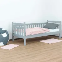 Кровать Mobicasa Grizzly 80 x 160 см / Дерево / Серый photo 2