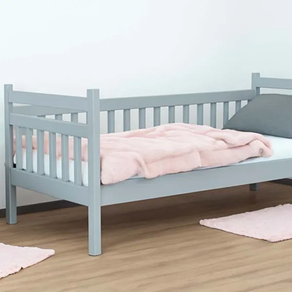 Кровать Mobicasa Grizzly 80 x 160 см / Дерево / Серый photo 3 Кровать Mobicasa Grizzly 80 x 160 см / Дерево / Серый photo 3