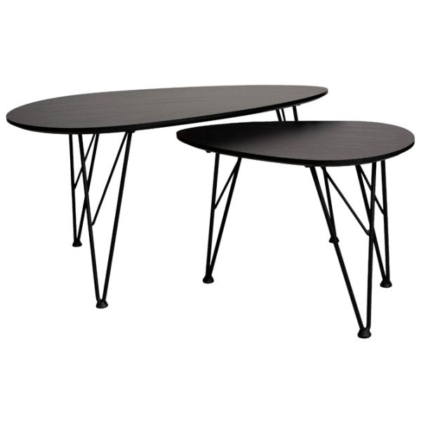 Set măsuțe de cafea DecoPrim CT-2010 MCANS-LJG-BLK Black photo 1