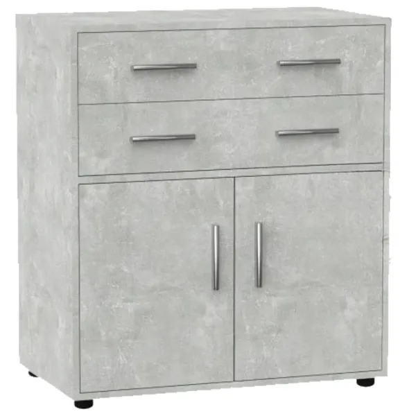 Комод KompaniT 2+2 87.5 x 78.4 x 45см / ДСП / Ателье Светлый photo 1