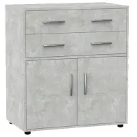 Комод KompaniT 2+2 87.5 x 78.4 x 45см / ДСП / Ателье Светлый