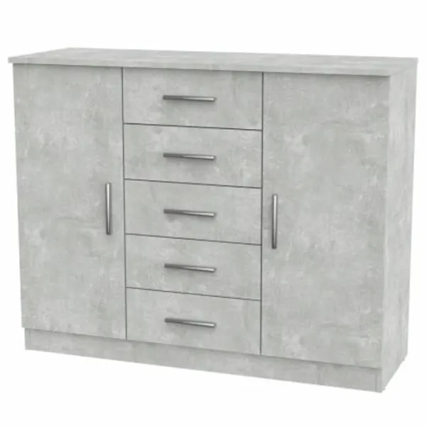 Комод KompaniT 5+2 89.1 x 111 x 37.5см / ЛДСП / Ателье Светлый photo 1