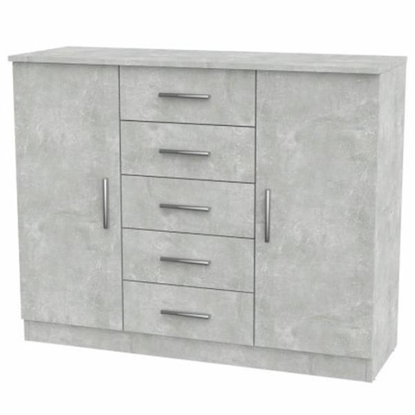 Комод KompaniT 5+2 89.1 x 111 x 37.5см / ЛДСП / Ателье Светлый photo 1