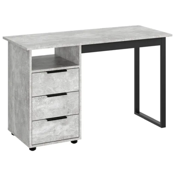 Офисный стол ML-Mobila Лофт-8 ДСП/ Серый photo 1