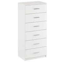 Комод KompaniT 6 134.8 x 60 x 42см / ДСП / Нимфея Альба