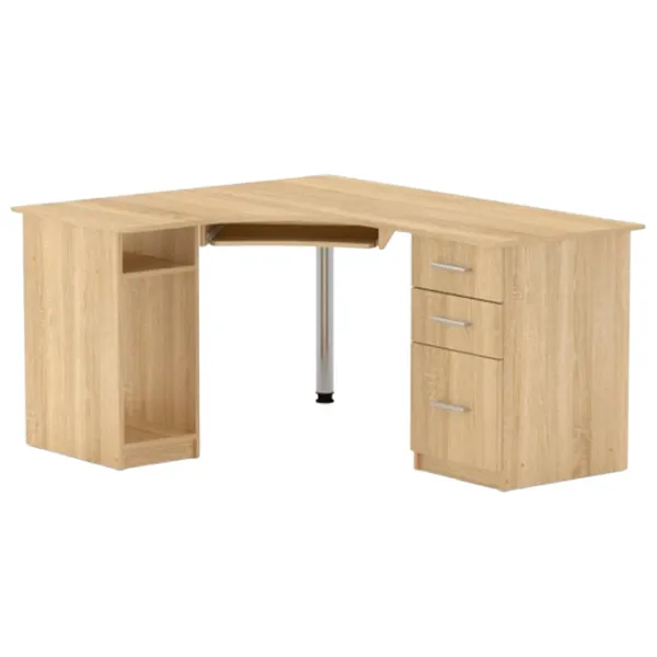 Офисный стол KompaniT СУ- 9 ДСП/ Дуб Сонома photo 1