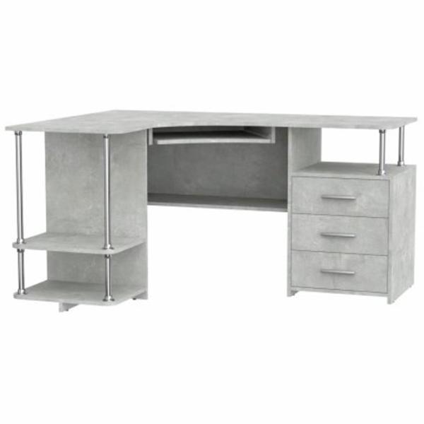 Офисный стол KompaniT СУ- 4 ДСП/ Серый photo 1