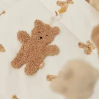 Covoraş pentru joc Jollein Teddy Bear (9370036) 0+/ Dreptunghiular/ Beige photo 2