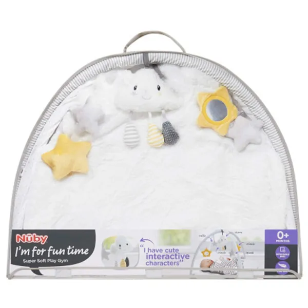 Centru de activitati Nuby Cloud & Star Play Gym (ID99805) 0+/ Transformer/ White photo 2