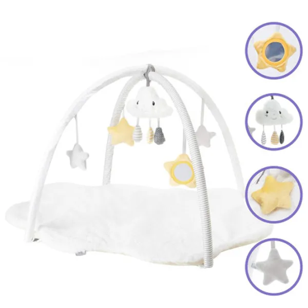 Centru de activitati Nuby Cloud & Star Play Gym (ID99805) 0+/ Transformer/ White photo 3