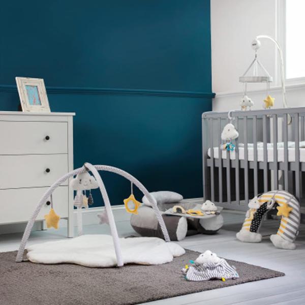 Centru de activitati Nuby Cloud & Star Play Gym (ID99805) 0+/ Transformer/ White photo 5