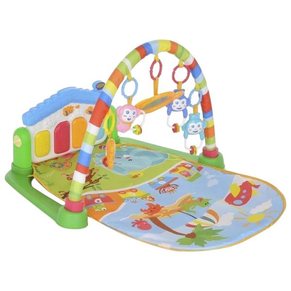 Covoraş pentru joc Huanger Piano Fitness Rack (HE0605) 0+/ Transformer/ Multicolor photo 1