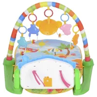 Covoraş pentru joc Huanger Piano Fitness Rack (HE0605) 0+/ Transformer/ Multicolor photo 3