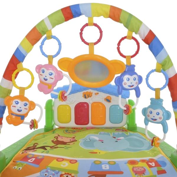 Covoraş pentru joc Huanger Piano Fitness Rack (HE0605) 0+/ Transformer/ Multicolor photo 5