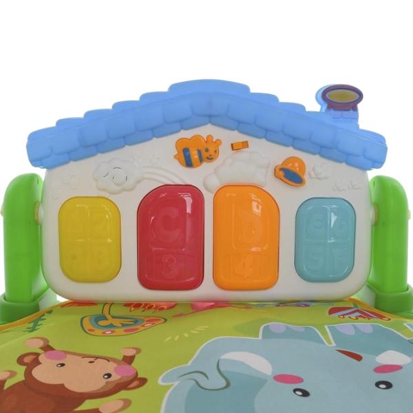 Covoraş pentru joc Huanger Piano Fitness Rack (HE0605) 0+/ Transformer/ Multicolor photo 6