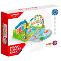 Covoraş pentru joc Huanger Piano Fitness Rack (HE0605) 0+/ Transformer/ Multicolor photo 7