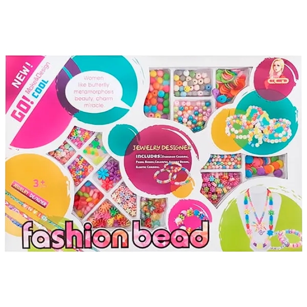 Креативный набор Lulu Fashion Bead 338-963 3+ / Разноцветный Розовый photo 1