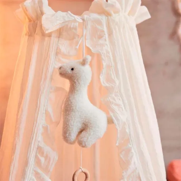 Baldachin pentru pătuț Jollein Vintage  Ivory / Bumbac photo 2