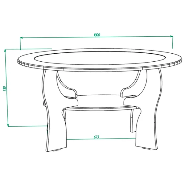 Măsuță de cafea ML-Mobila МЛ -5  Anthracite photo 2