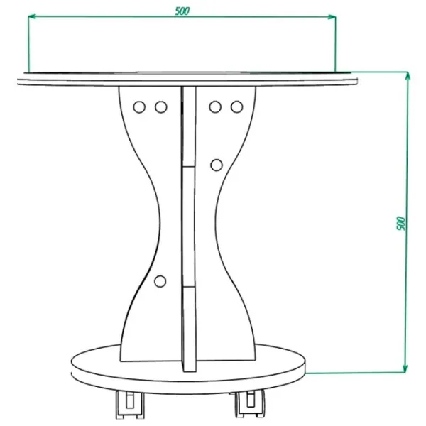 Măsuță de cafea ML-Mobila МЛ -7  Anthracite photo 3