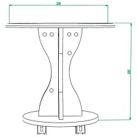 Măsuță de cafea ML-Mobila МЛ -7 Anthracite photo 3