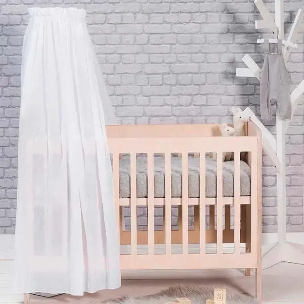 Baldachin pentru pătuț Jollein Vintage  White / Bumbac photo 4