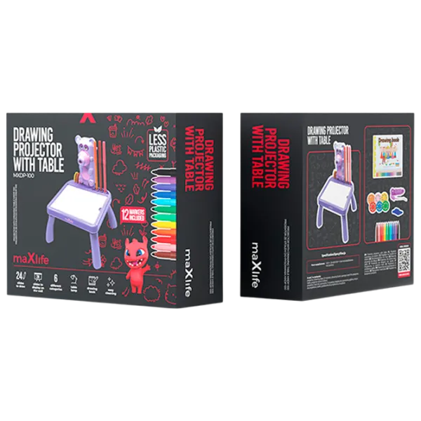 Cтолик игровой Maxlife MXDP-100  3+ / White Фиолетовый photo 1