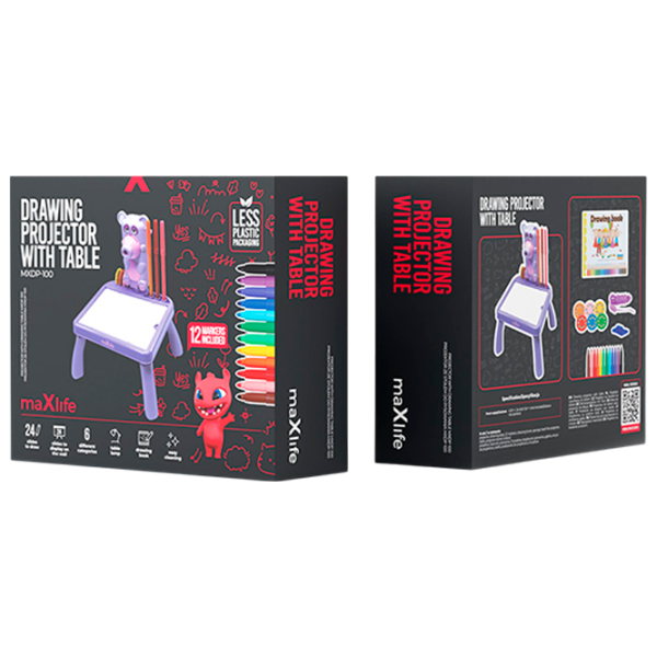 Cтолик игровой Maxlife MXDP-100  3+ / White Фиолетовый photo 1