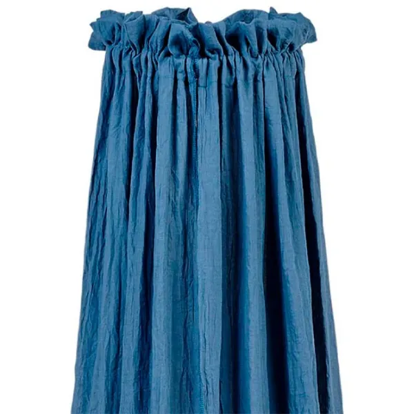 Baldachin pentru pătuț Jollein Vintage  Blue / Bumbac photo 2