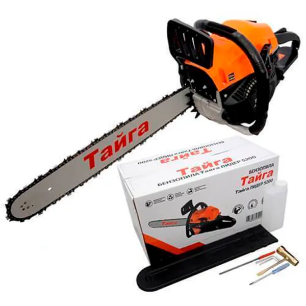 Fierăstrău cu lanţ GreenLand Leader 5200 pe benzină/ Orange photo 1