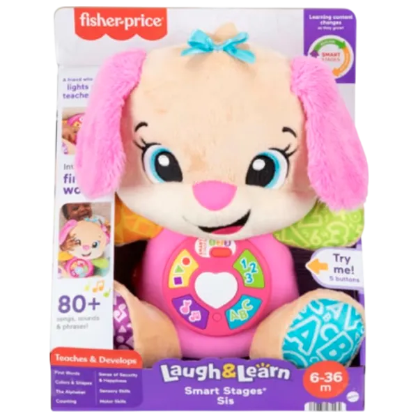 Интерактивная игрушка Fisher-Price Laugh & Learn Smart Stages Sis JFD33 6 месяцев / Разноцветный Розовый photo 1