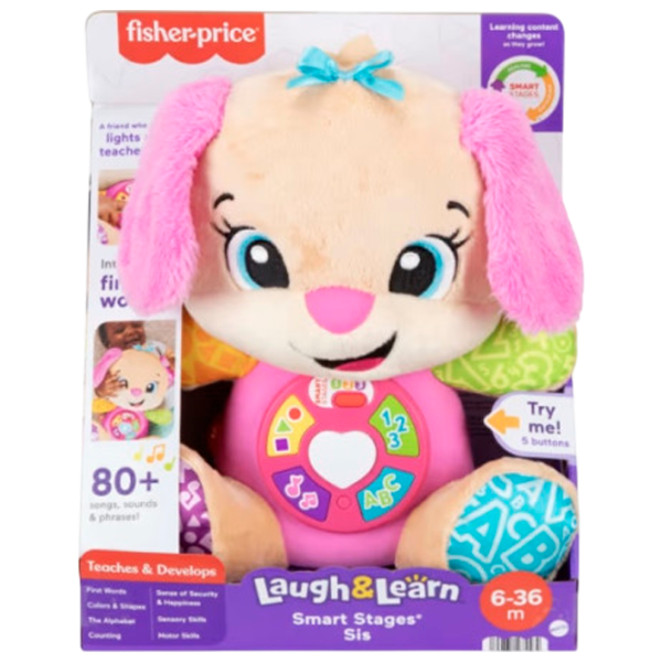 Интерактивная игрушка Fisher-Price Laugh & Learn Smart Stages Sis JFD33 6 месяцев / Разноцветный Розовый photo 1