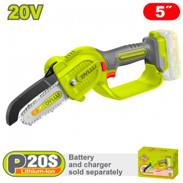 Fierăstrău cu lanţ DYLLU DTCLP550 cu acumulator/ Green photo 1