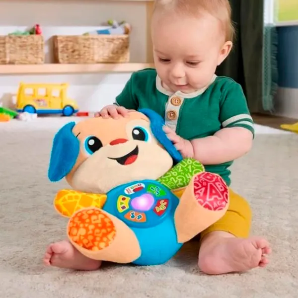 Интерактивная игрушка Fisher Price Laugh & Learn Smart Stages Puppy JFD24 6 месяцев / Разноцветный Бежевый photo 5