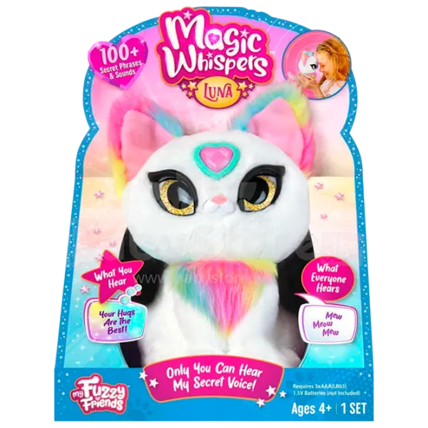 Интерактивная игрушка My Fuzzy Friends Magic Whispers Luna 18603S 4+ / Разноцветный Белый photo 1