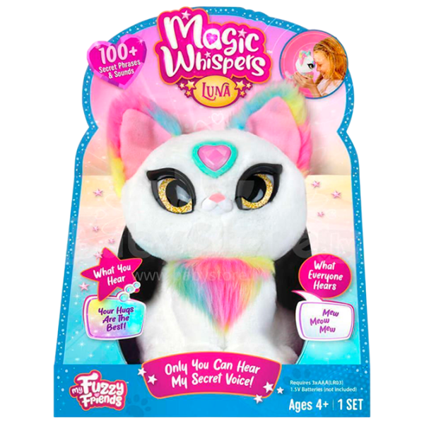 Интерактивная игрушка My Fuzzy Friends Magic Whispers Luna 18603S 4+ / Разноцветный Белый photo 1