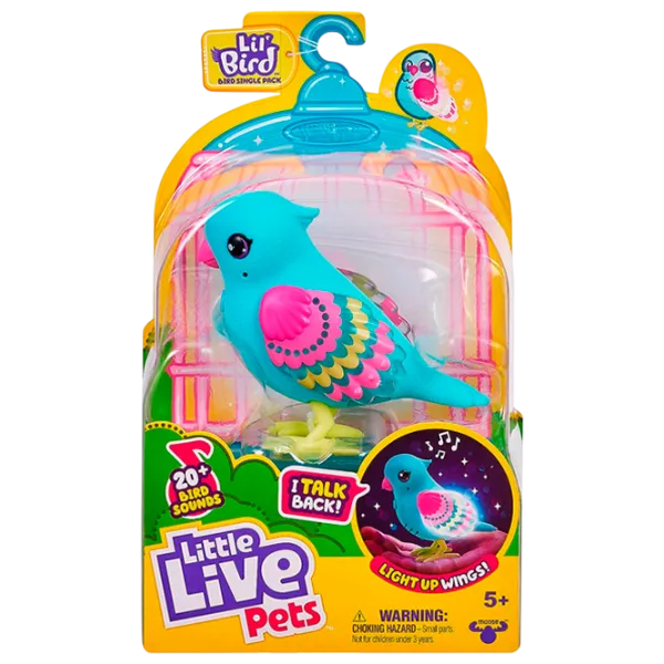 Интерактивная игрушка Little Live Pets Lil Bird 26403 5+ / Разноцветный Синий photo 1