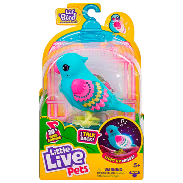 Интерактивная игрушка Little Live Pets Lil Bird 26403 5+ / Разноцветный Синий photo 1