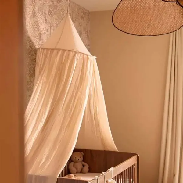 Baldachin pentru pătuț Jollein Vintage  Ivory / Bumbac photo 2