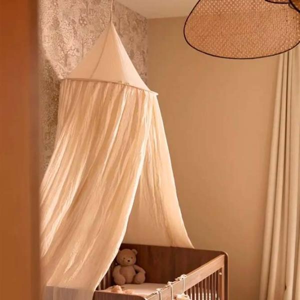 Baldachin pentru pătuț Jollein Vintage  Ivory / Bumbac photo 2