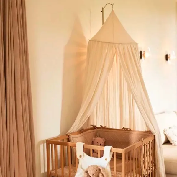 Baldachin pentru pătuț Jollein Vintage  Ivory / Bumbac photo 5