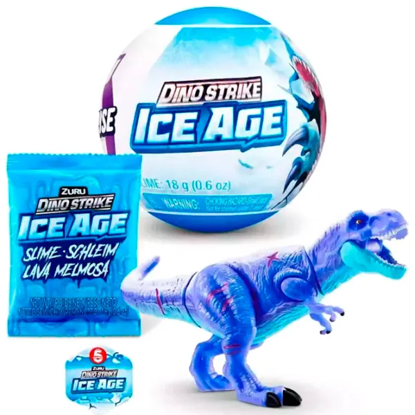Интерактивная игрушка 5 Surprise Dino Strike Ice Age 77489 3+ / Разноцветный Разноцветный photo 3