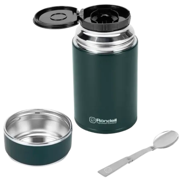 Пищевой термос Rondell Classic RDS-1660 Зеленый 0.7л photo 2