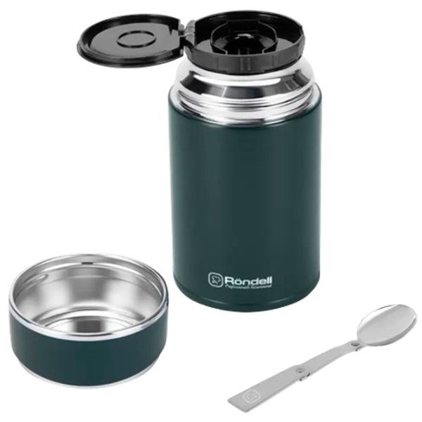 Пищевой термос Rondell Classic RDS-1660 Зеленый 0.7л photo 2