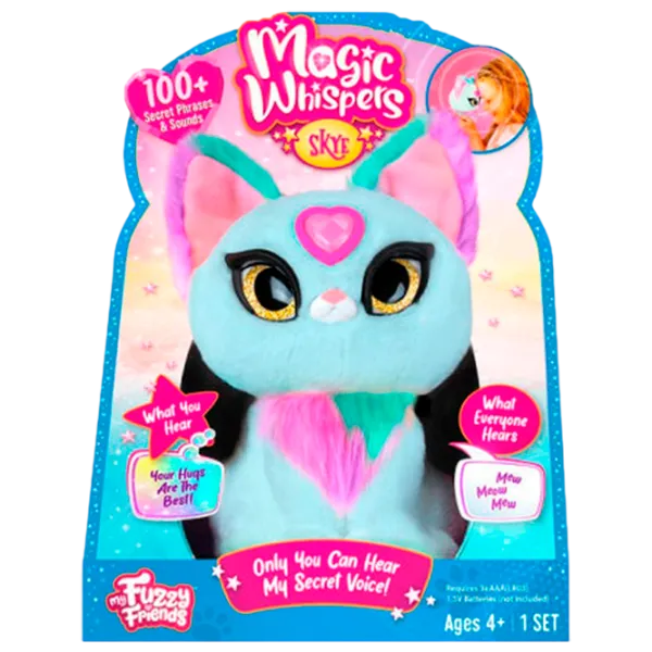 Jucărie interactivă My Fuzzy Friends Magic Whispers Skye 18604S 4+ / Multicolor Blue photo 1