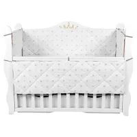 Барьер для кроватки PernaMea Coronita Розовый / Хлопок