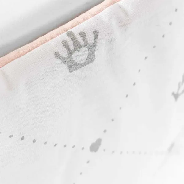 Barieră pentru pătuț PernaMea Coronita Pink / Bumbac photo 4